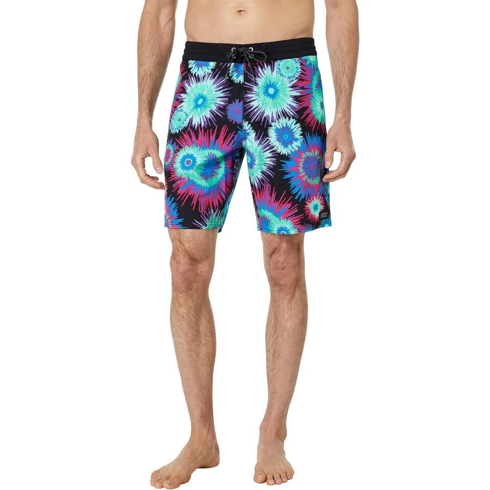 O'NEILL Men's Burst Cruzer 19" Boardshorts w/ Pockets Stretch Size 33 Multicolor